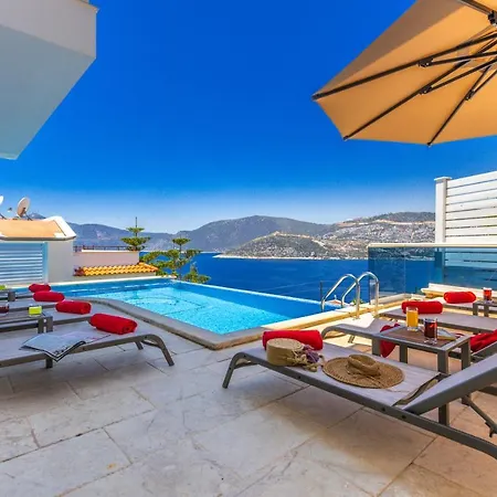 Luxury Very Close To Beach, Amazing Sea Views, Heated Salt-water Pool * Κας
